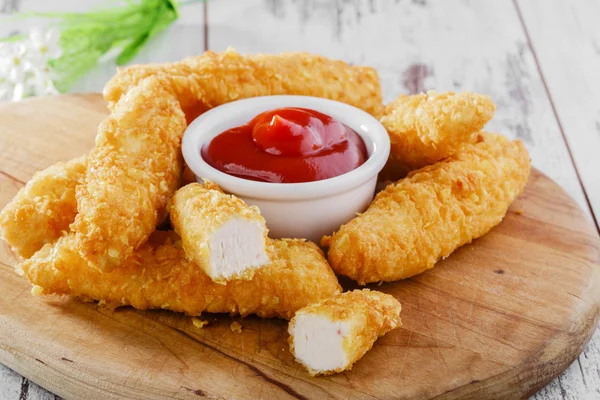 Chicken stripsy  — Stockfoto